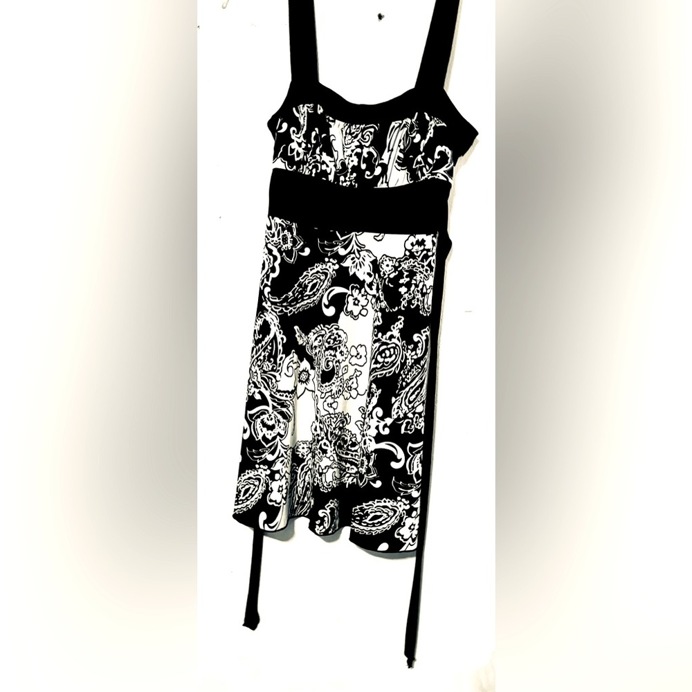 Speechless Black and White Dress, Size Small